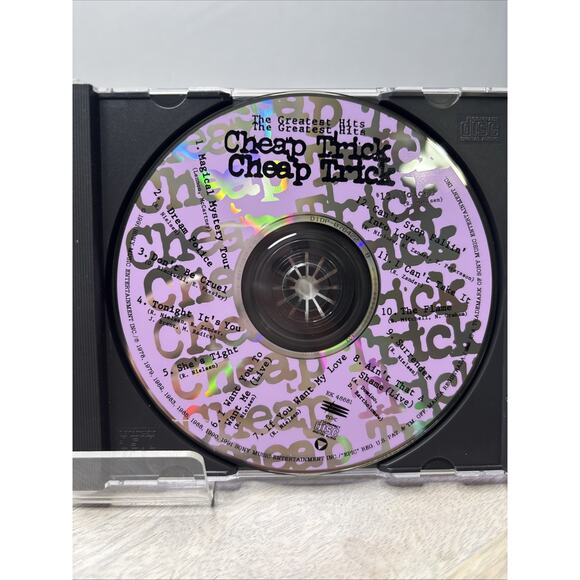 Cheap Trick – The Greatest Hits (CD, 1991, Epic/Legacy) Classic Rock Power Pop - Picture 4 of 5